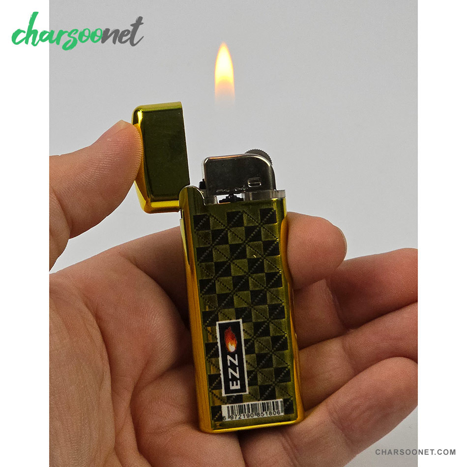 فندک گازی سنگی EZZ Checkerboard