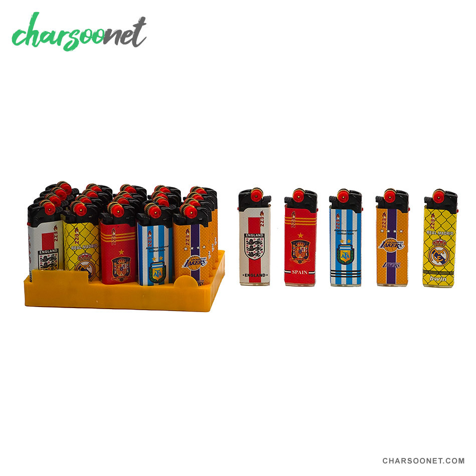 فندک گازی سنگی EZZ Sports طرح تیم رئال مادرید