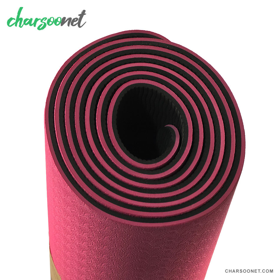 مت یوگا ۶میلی متری دورنگ TPE