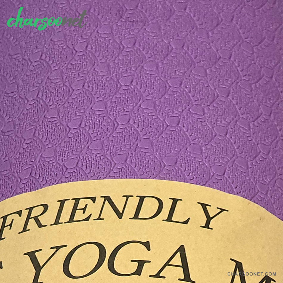 مت یوگا ۶میلی متری TPE دورنگ