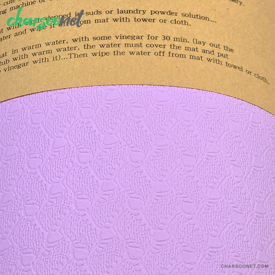 مت یوگا ۶میلی متری TPE دورنگ