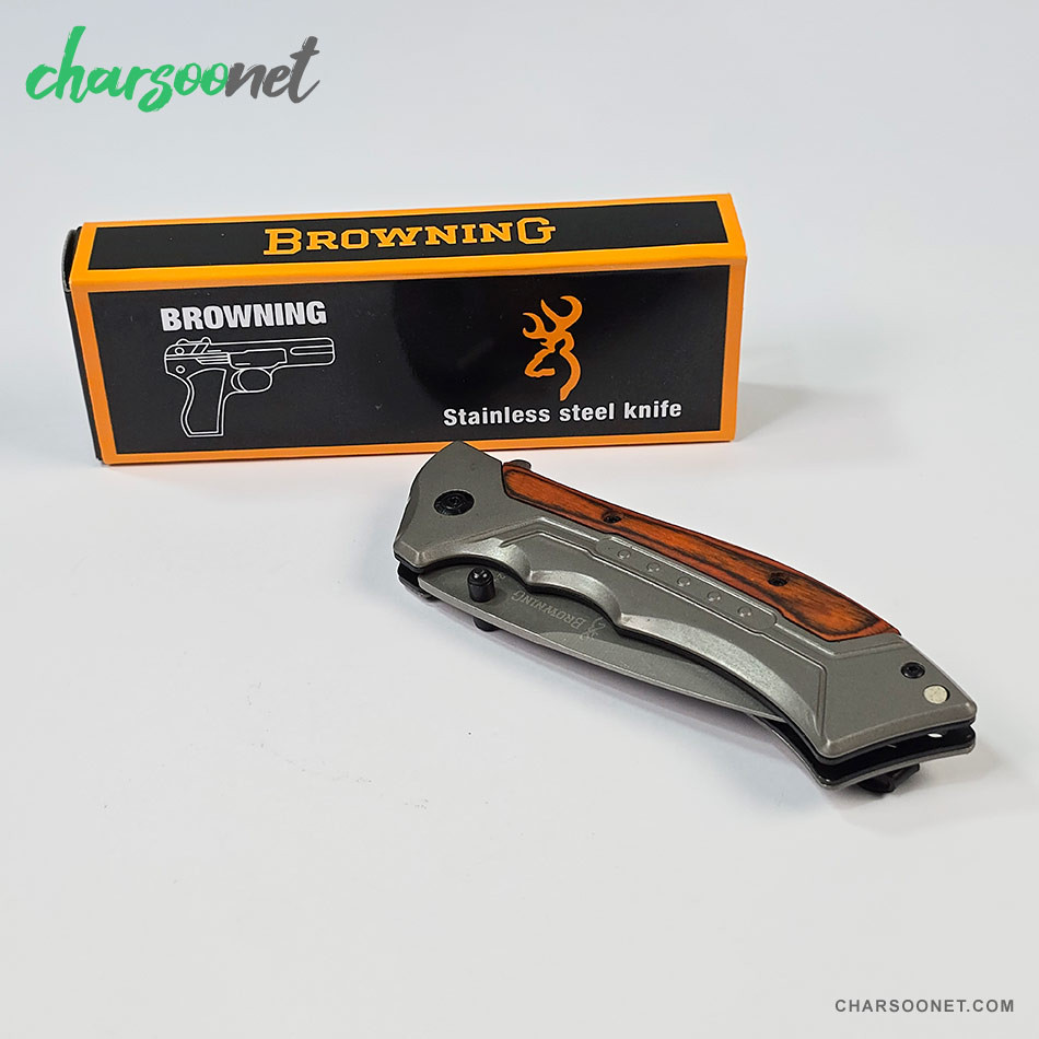 چاقوی تاشو سفری براونینگ مدل FA24