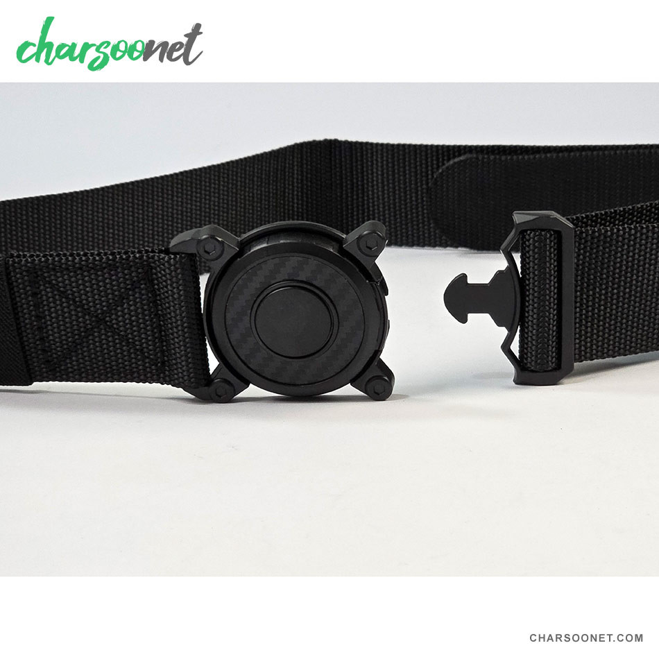 کمربند تاکتیکال برزنتی دکمه گرد