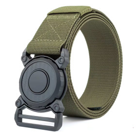 کمربند تاکتیکال برزنتی دکمه گرد
