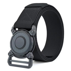 کمربند تاکتیکال برزنتی دکمه گرد