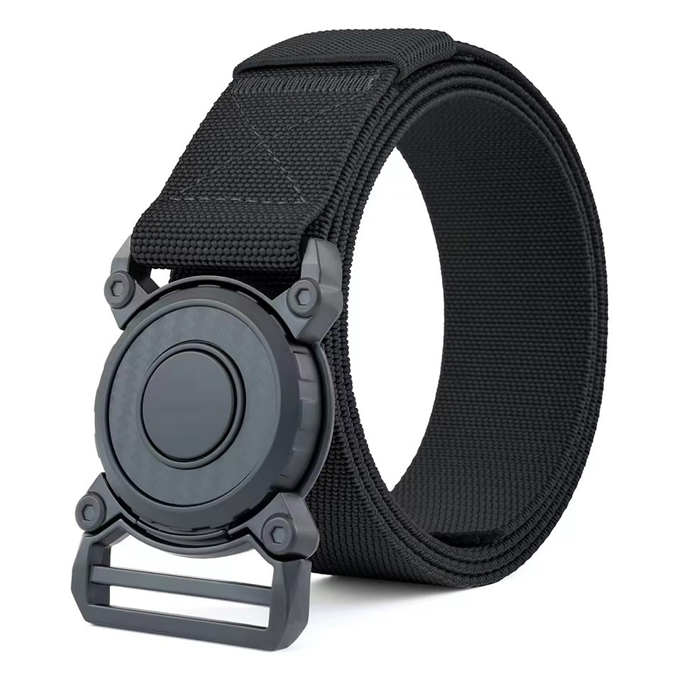 کمربند تاکتیکال برزنتی دکمه گرد