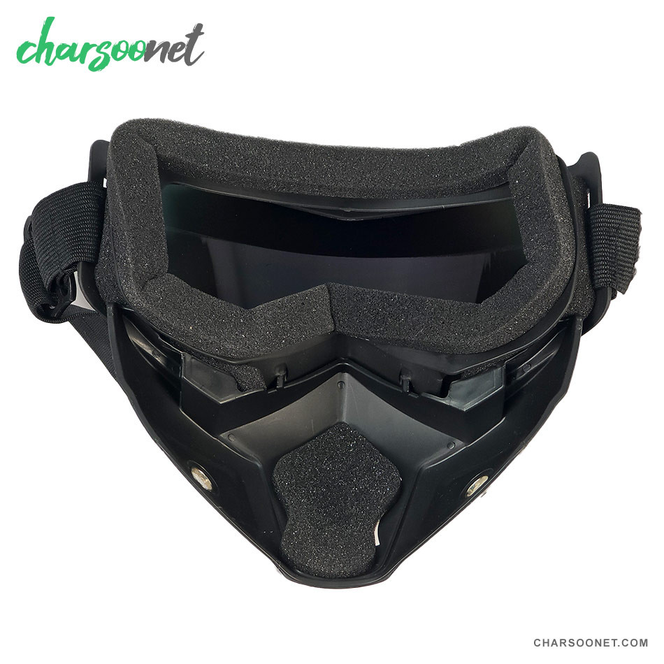 عینک طوفان و موتورسواری فیس دار اصل