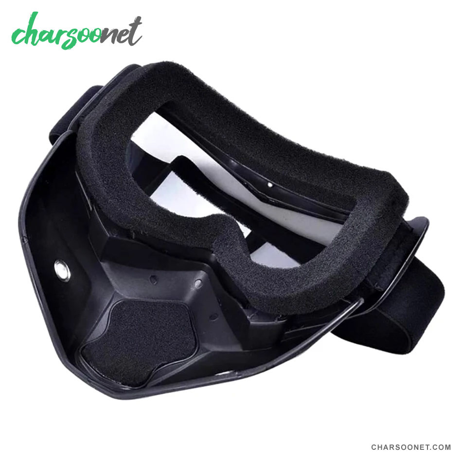 عینک فیس دار موتورسواری و طوفان اصل