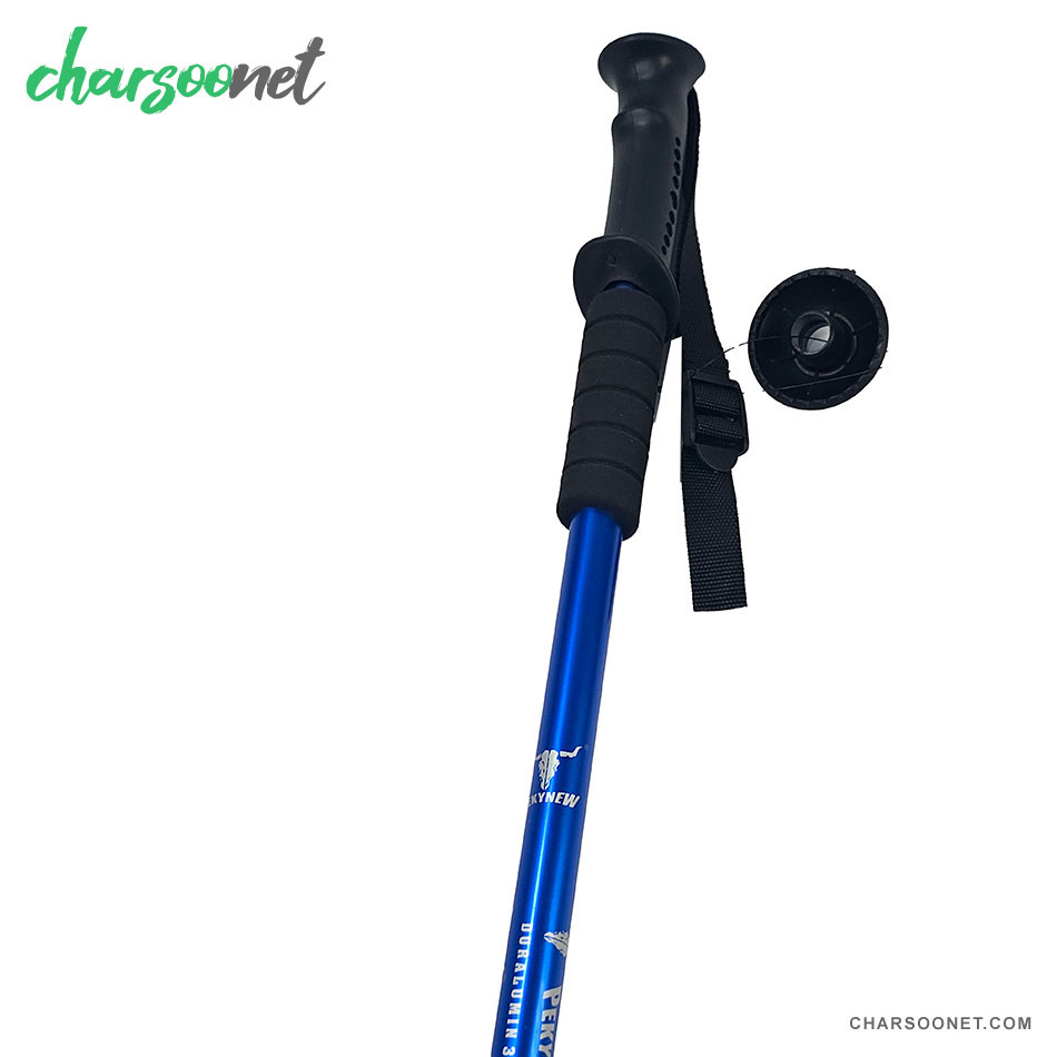 عصای کوهنوردی کله گاوی پیچی پیکنیو دو عددی