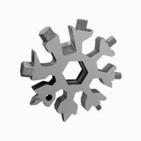 آچار ۱۸ کاره جیبی ضدزنگ مدل دانه برف