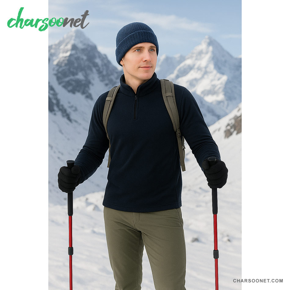 عصای کوهنوردی کلیپسی کله گاوی پیکنیو دو عددی