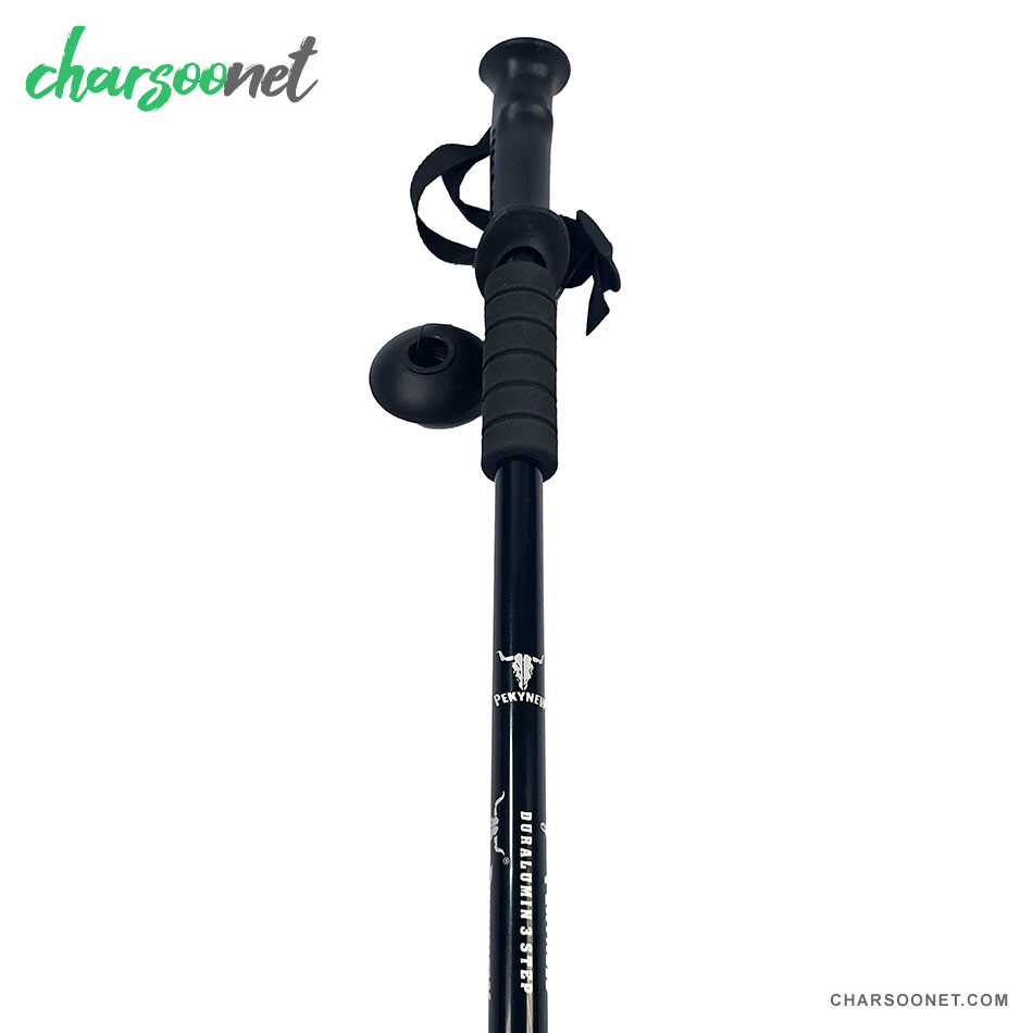 عصای کوهنوردی پیچی کله گاوی پیکنیو دو عددی