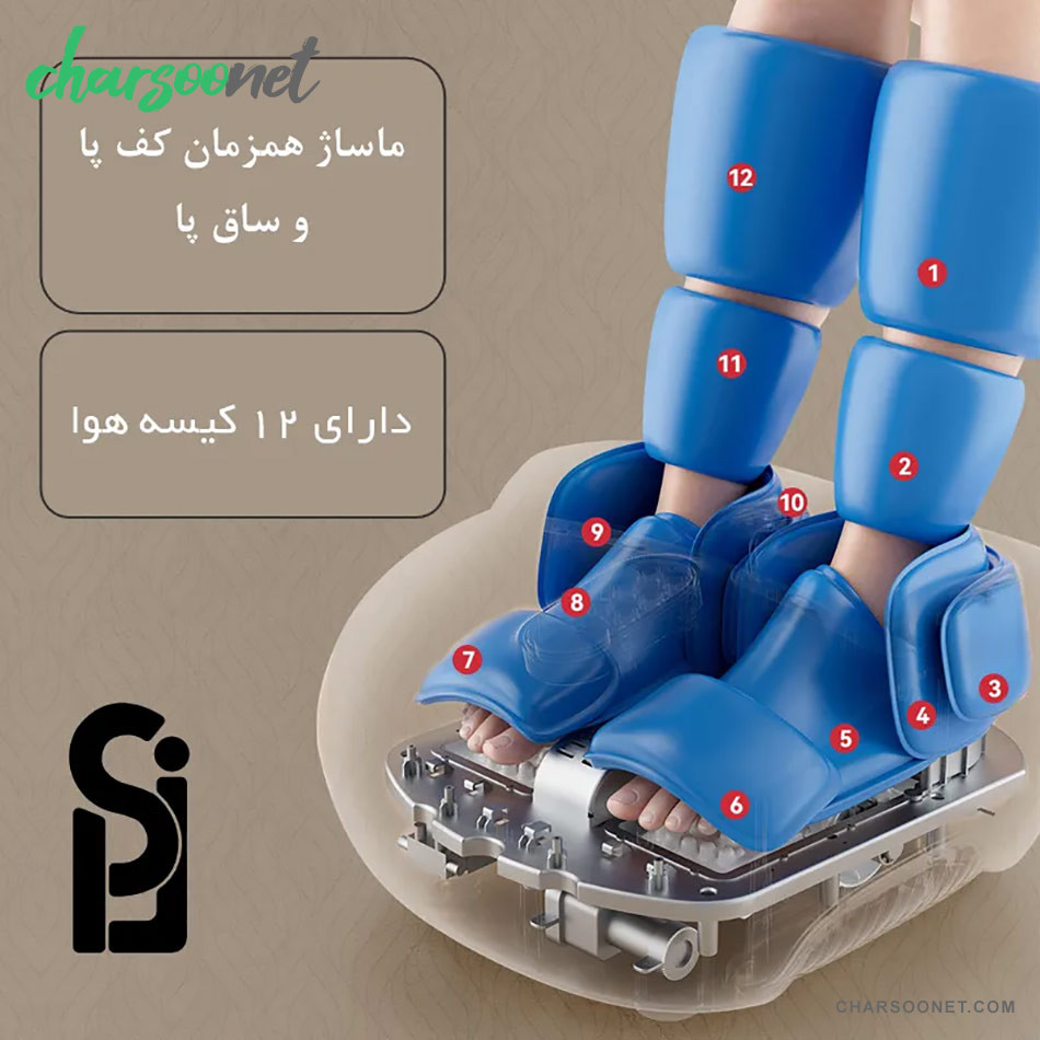 ماساژور ساق و پای شیاتسو Shiatsu Leg Massager