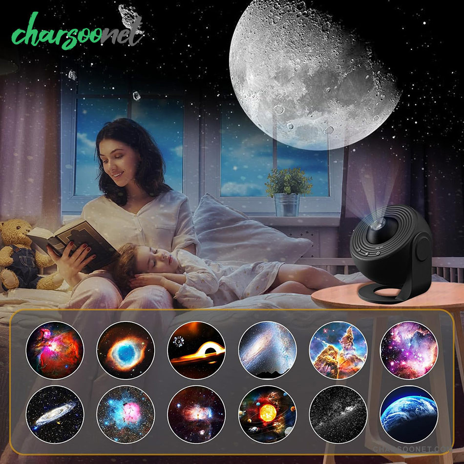پروژکتور کهکشانی همراه 12 دیسک فیلم HD