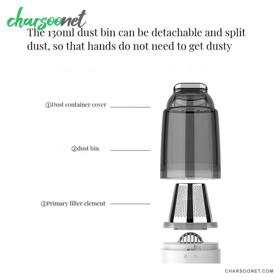 جاروبرقی دستی دو کاره سیار مدل SY01-Q8