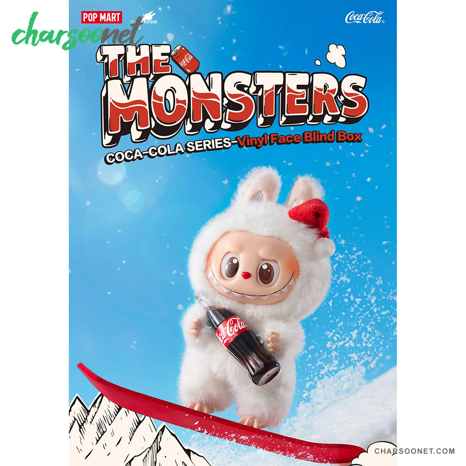 عروسک لبوبو کوکاکولا قرمز کالکشن Pop Mart سری The Monsters