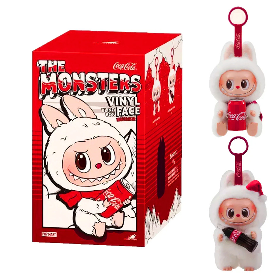 عروسک لبوبو کوکاکولا قرمز کالکشن Pop Mart سری The Monsters