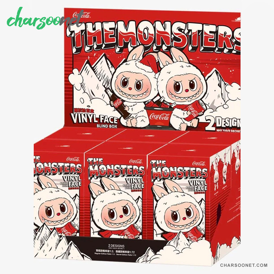 عروسک لبوبو کوکاکولا قرمز کالکشن Pop Mart سری The Monsters