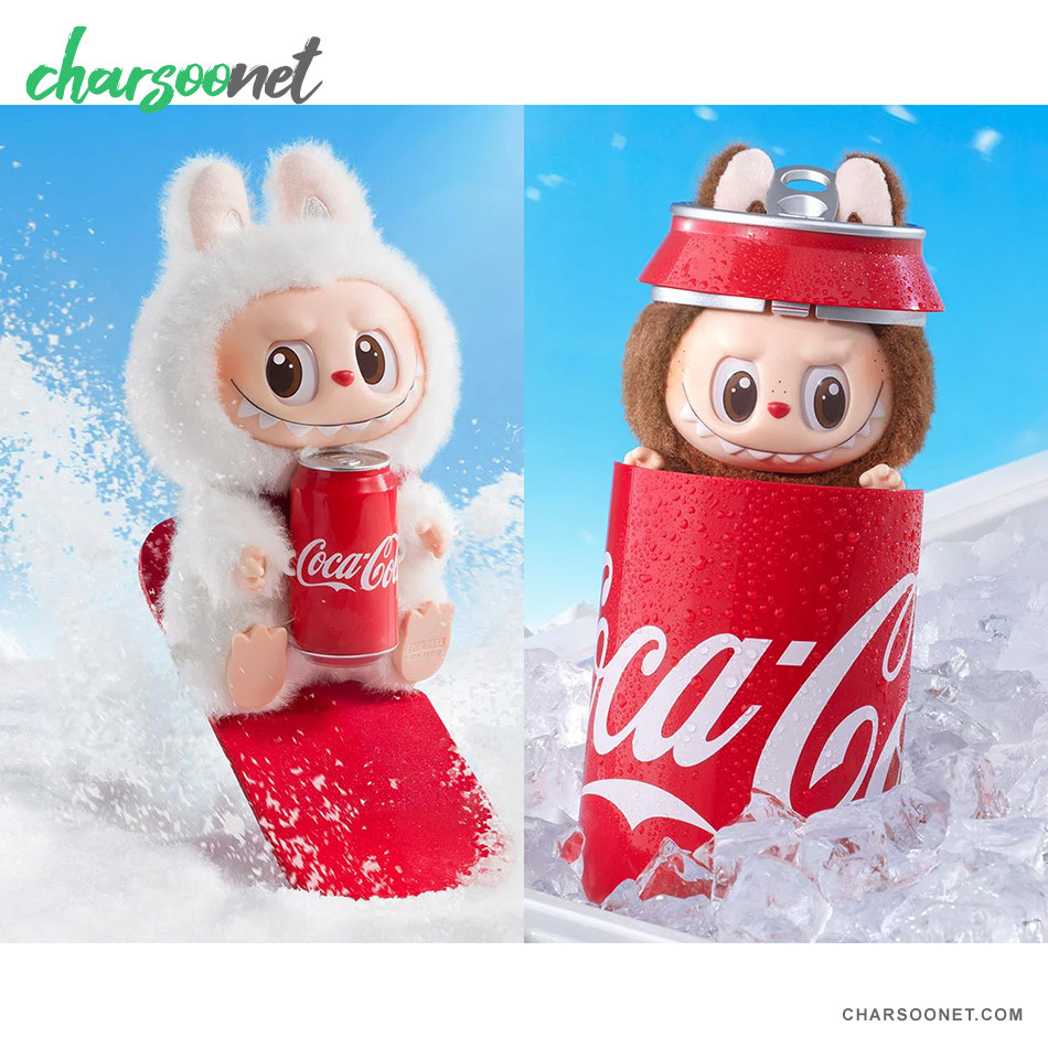 عروسک لبوبو کوکاکولا قرمز کالکشن Pop Mart سری The Monsters