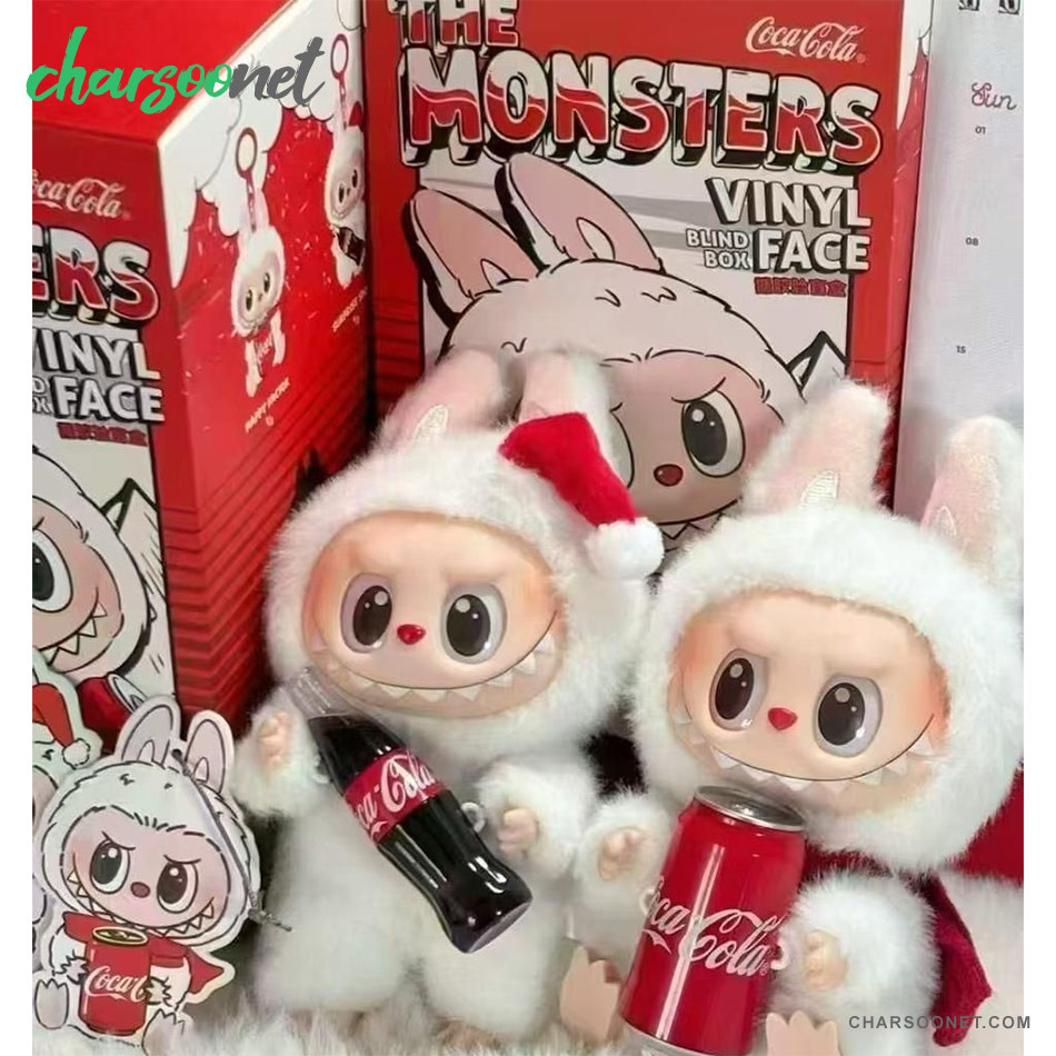 عروسک لبوبو کوکاکولا قرمز کالکشن Pop Mart سری The Monsters