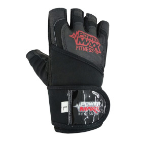 دستکش ورزشی نیم انگشتی مچدار Power Max