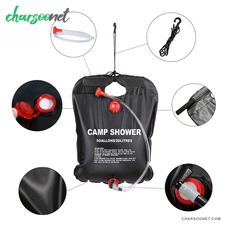 دوش صحرایی قابل حمل ۲۰ لیتری Camp Shower
