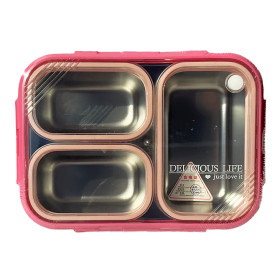 ظرف غذای استیل ضد نشت 850 میلی لیتری