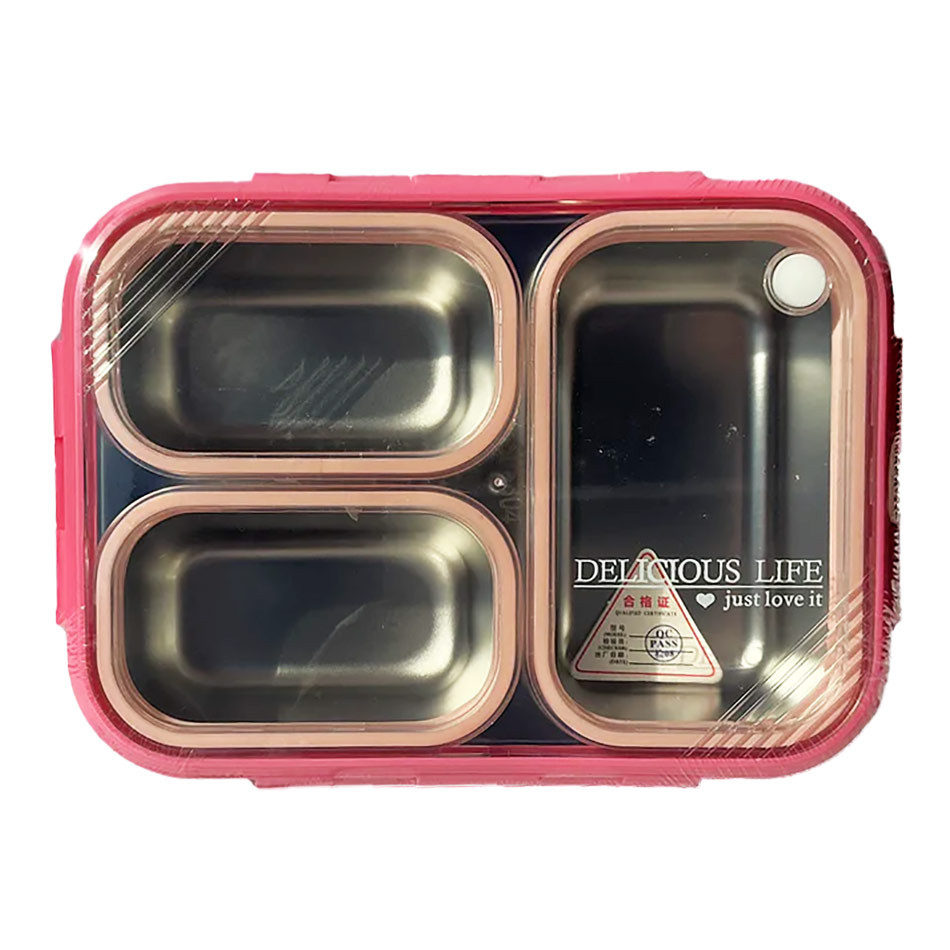 ظرف غذای استیل ضد نشت 850 میلی لیتری