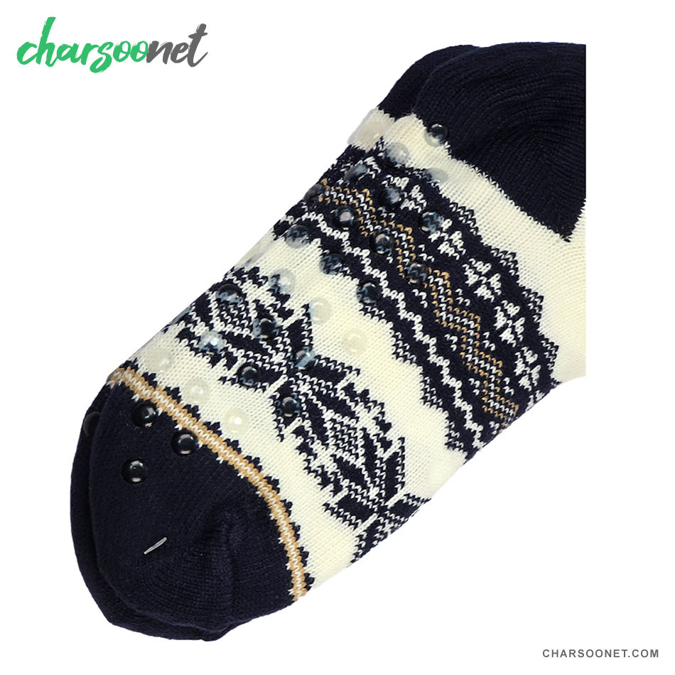 پاپوش کریسمسی استپ دار داخل خز فری سایز طرح گوزن