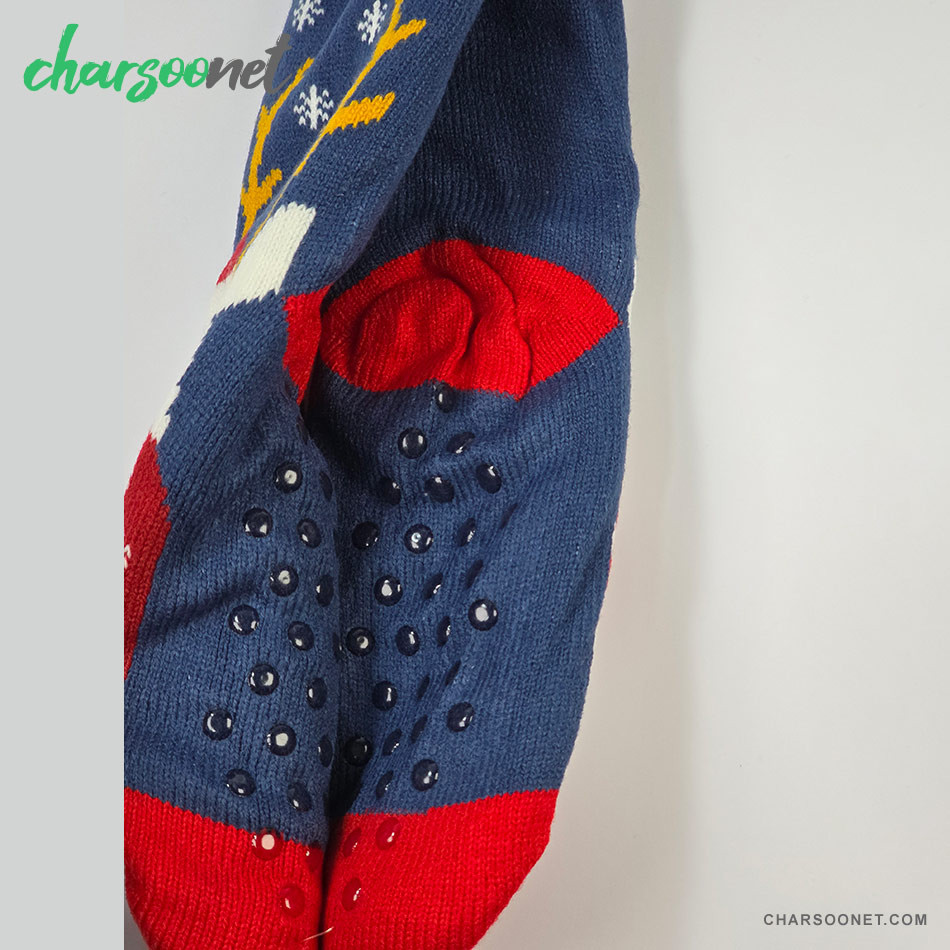 پاپوش کریسمسی استپ دار داخل خز فری سایز