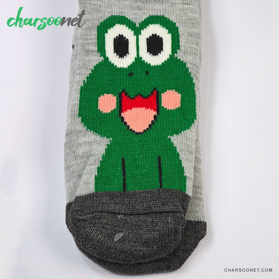 جوراب دولایه داخل خز کف استپ دار فری سایز