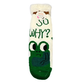 پاپوش کریسمسی کف استپ دار داخل خز فری سایز