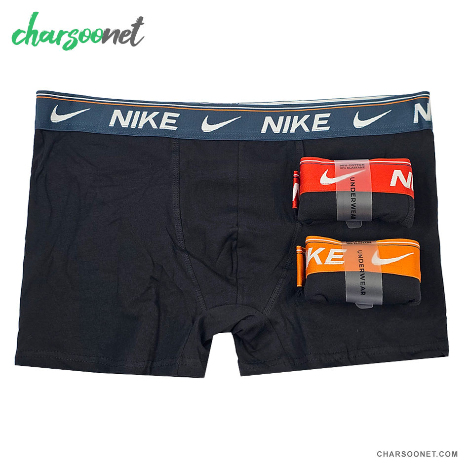 پک سه عددی شورت مردانه پادار نایکی نخی