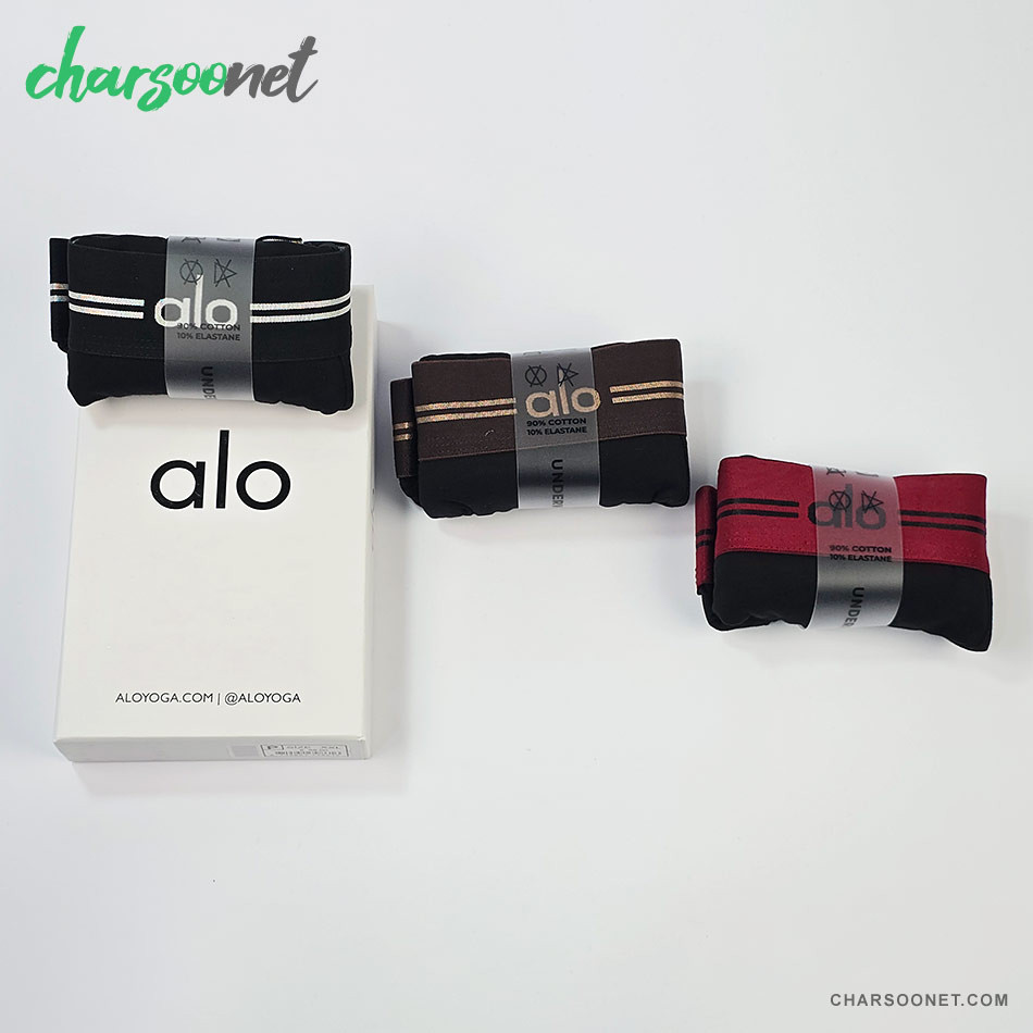 پک سه عددی شورت مردانه پادار الو نخ پنبه alo