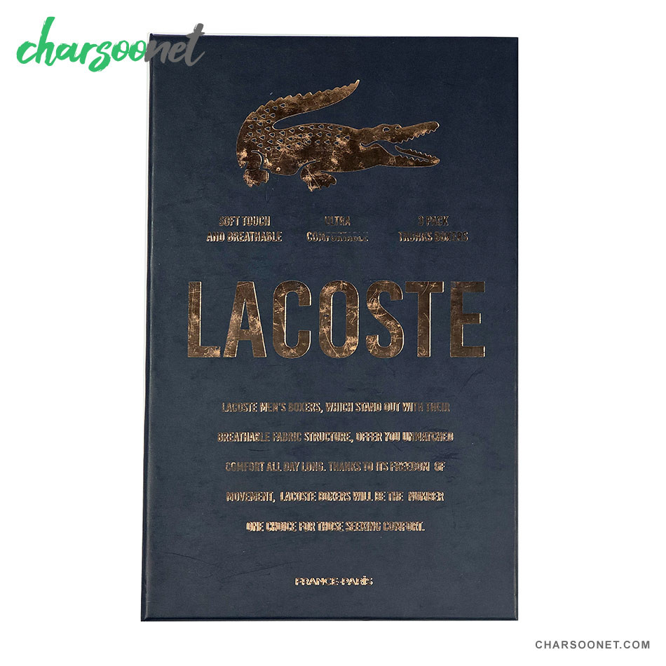 پک سه عددی شورت مردانه پادار لاگوست Lacoste