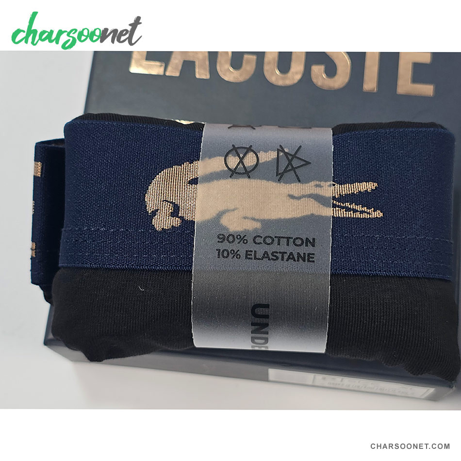 پک سه عددی شورت مردانه پادار لاگوست Lacoste