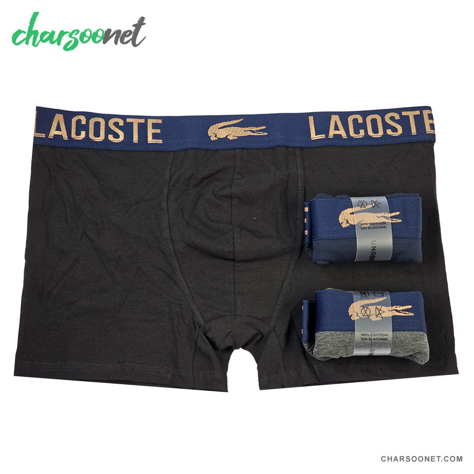 پک سه عددی شورت مردانه پادار لاگوست Lacoste