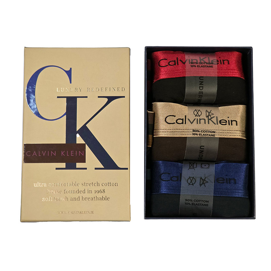 پک سه عددی شورت مردانه پادار کلوین کلاین