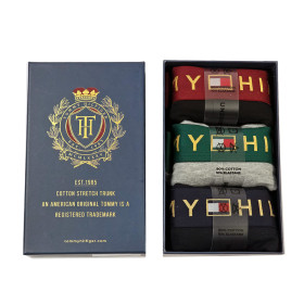 پک سه عددی شورت مردانه پادار تامی هلفیگر نخی