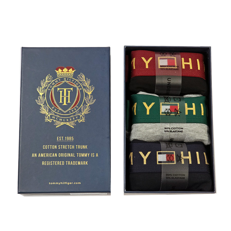 پک سه عددی شورت مردانه پادار تامی هلفیگر نخی