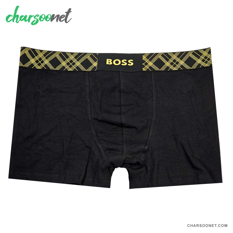 پک سه عددی شورت مردانه پادار نخ پنبه Boss