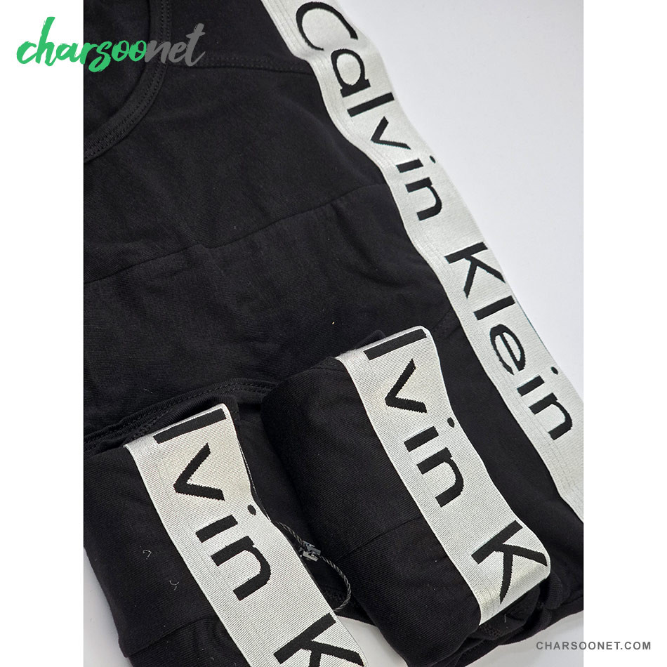 پک سه عددی شورت مردانه پادار نخ پنبه کلوین کلاین