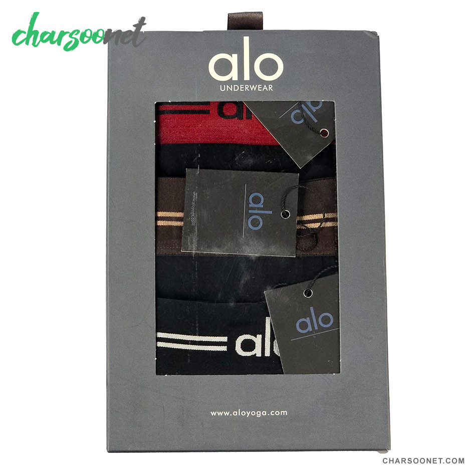 پک سه عددی شورت مردانه پادار نخ پنبه الو alo