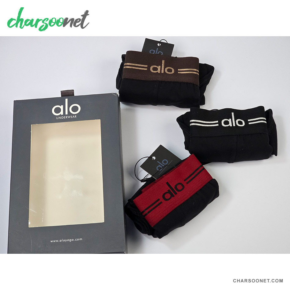 پک سه عددی شورت مردانه پادار نخ پنبه الو alo