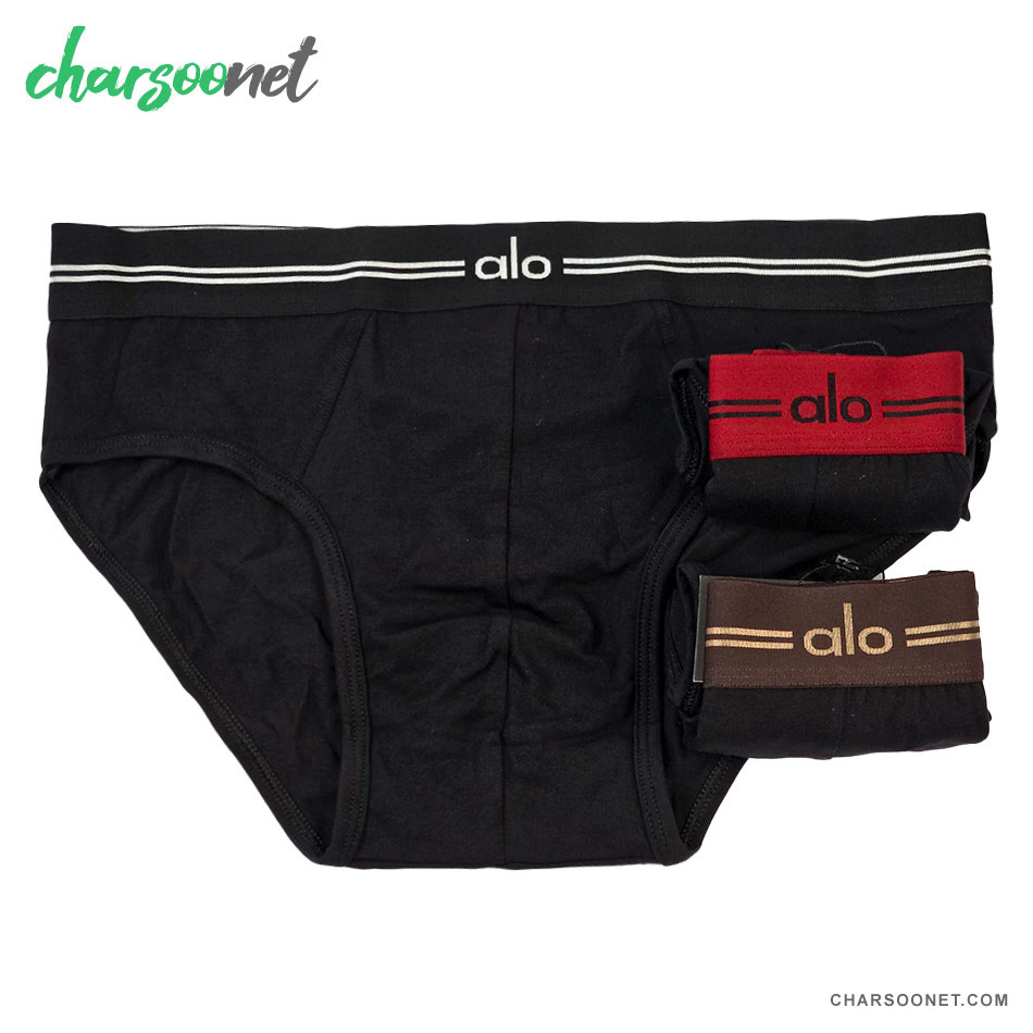 پک سه عددی شورت مردانه پادار نخ پنبه الو alo