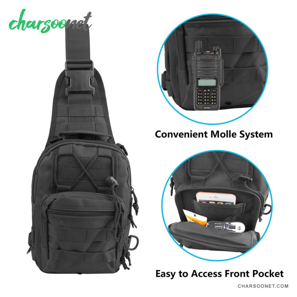 کیف دوشی تک شانه تاکتیکال چندمنظوره مدل Sling Tactical Bag