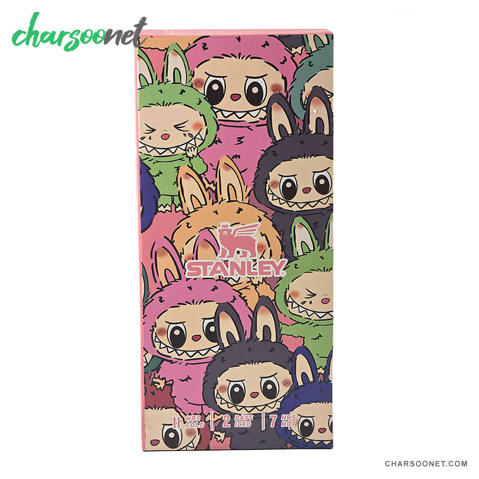 تراول ماگ 1180 میلی لیتری استنلی طرح لبوبو Quencher H2.0 FlowState