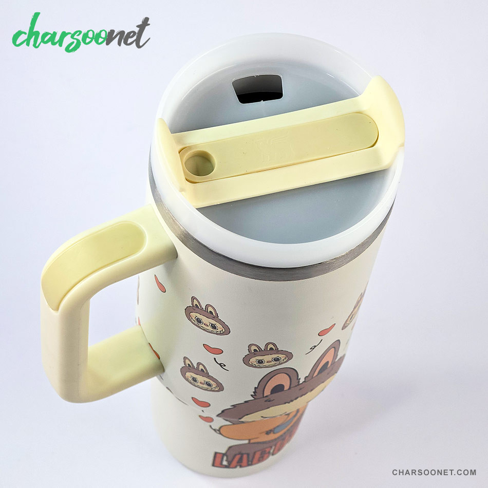 تراول ماگ 1180 میلی لیتری استنلی طرح لبوبو Quencher H2.0 FlowState