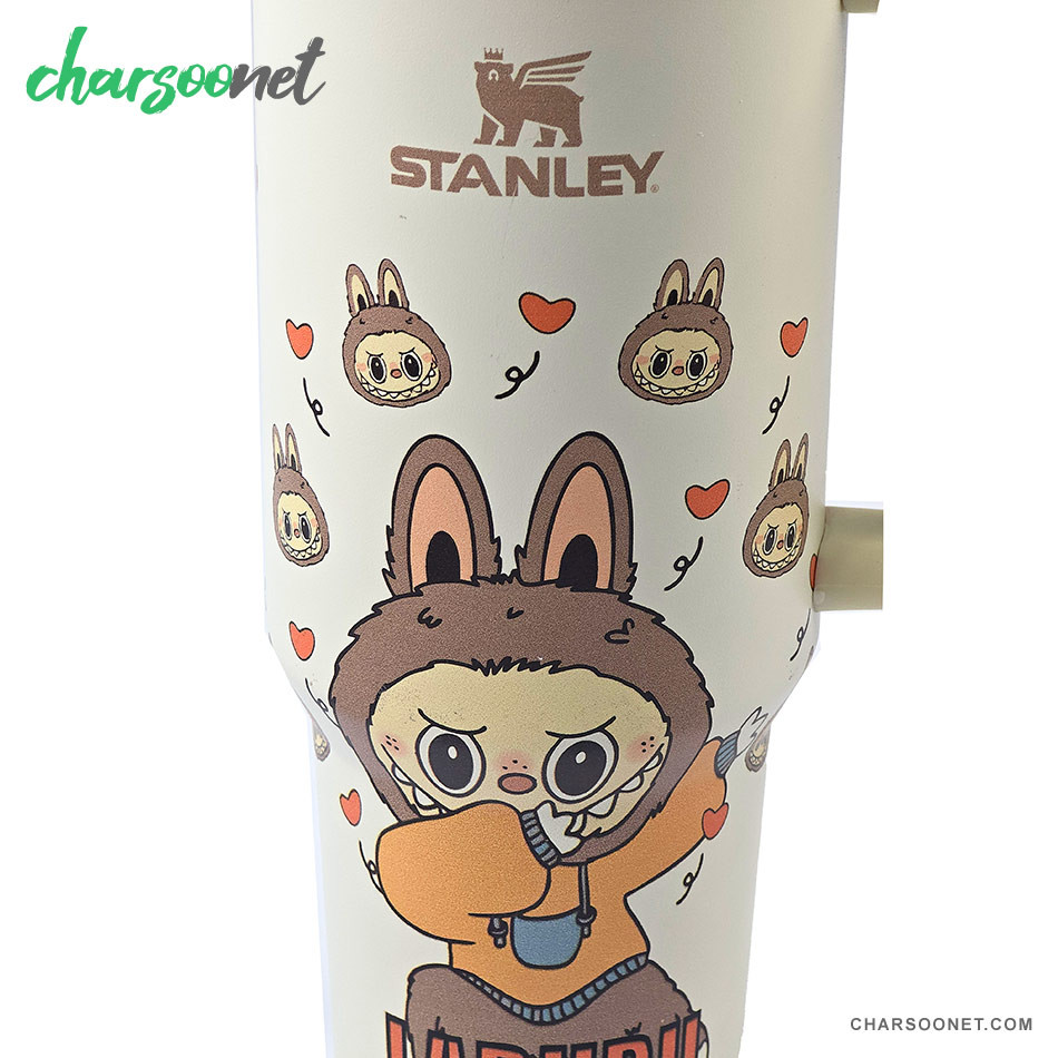 تراول ماگ 1180 میلی لیتری استنلی طرح لبوبو Quencher H2.0 FlowState