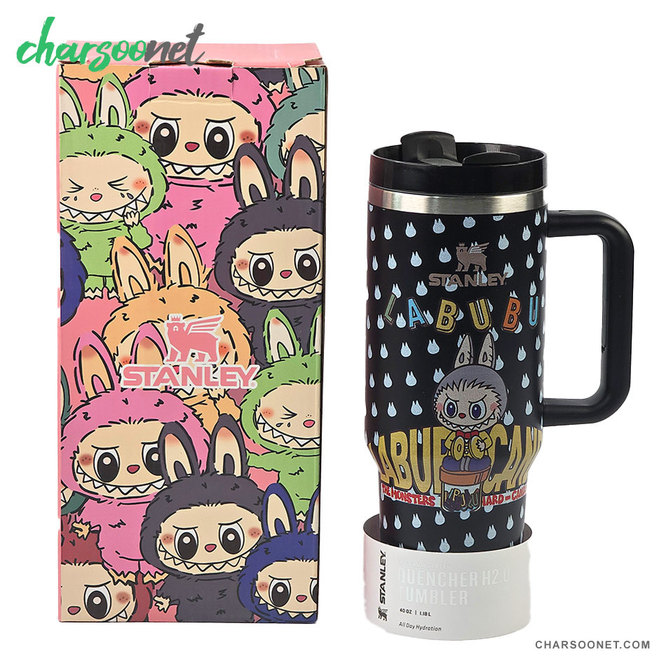 تراول ماگ 1180 میلی لیتری استنلی طرح لبوبو Quencher H2.0 FlowState